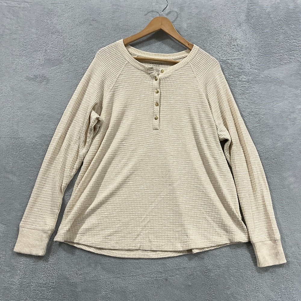 American Eagle Sweater Mens Large Waffle Knit Pullover Fisherman Barn Y2K